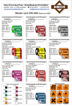 Kennzeichnungsbänder nach DIN 2403